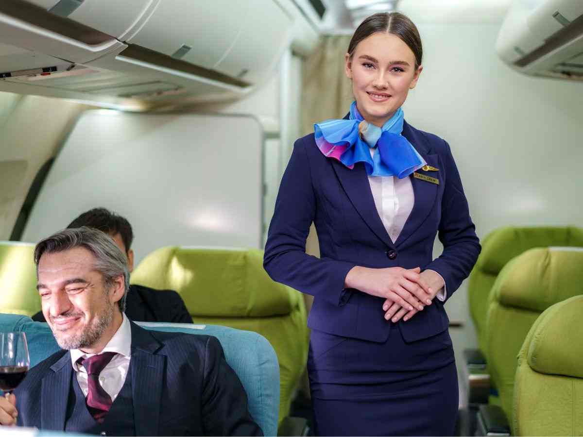 Hostess in aereo 